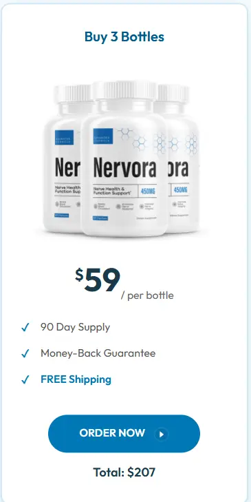 Nervora - 3 Bottle